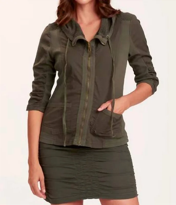 Women's Relaxed Outfit Fjord Jacket In Olive