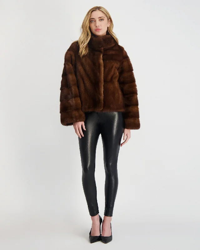 Everyday Fashion Reversible Mink Jacket