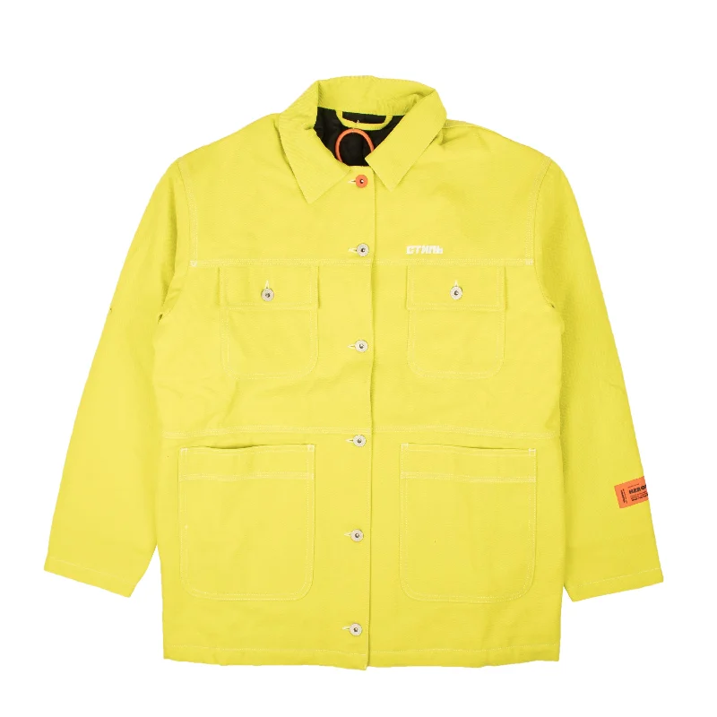 Best Deals On High-Quality Fashion – Shop Now Heron Preston Canvas Worker Jacket - Yellow