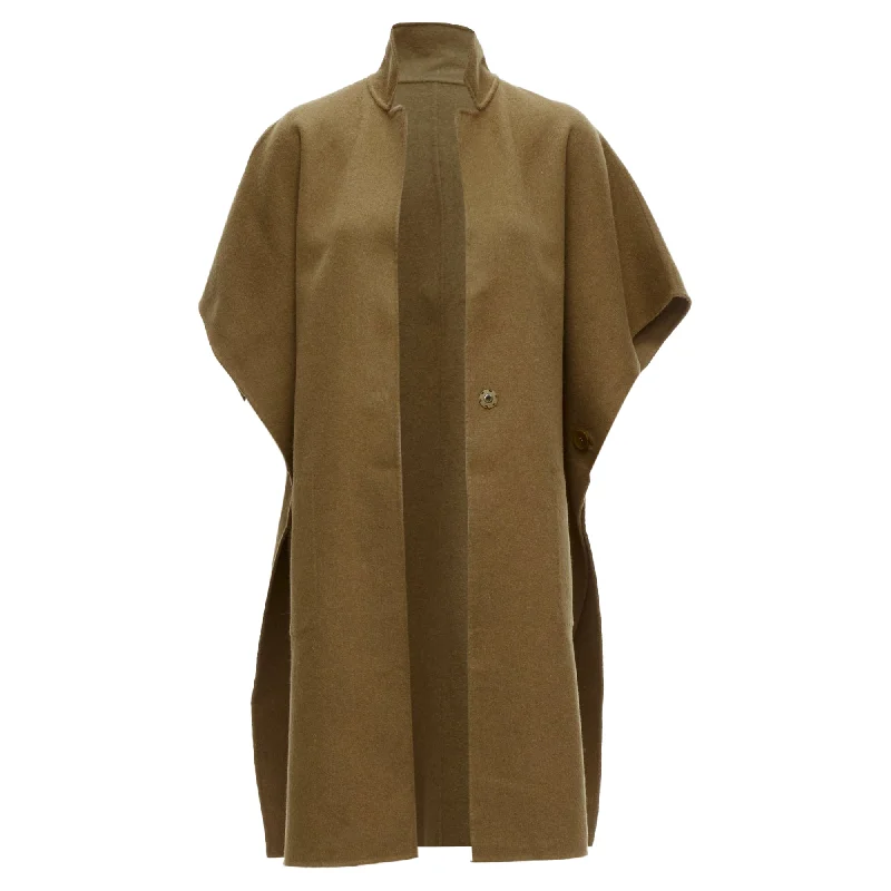 Flash Sale On Stylish Outfits – Hurry Before It's Gone Tibi virgin wool angora cape sleeve high collar coat