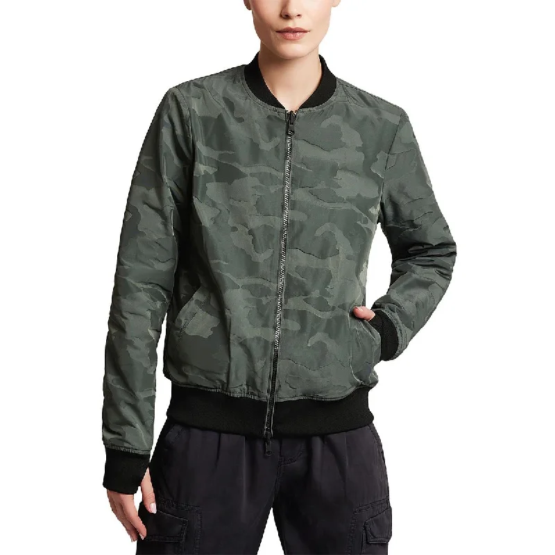 Affordable Luxury Women's Garments Womens Camouflage Reversible Bomber Jacket