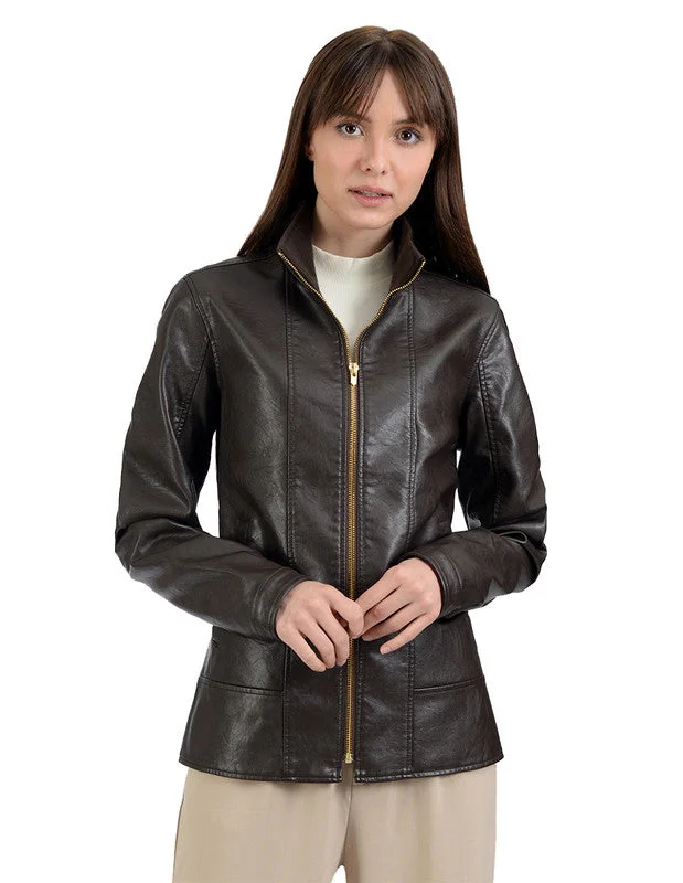 Affordable Women's Garments Nine West Women's Classic Zipper Jacket