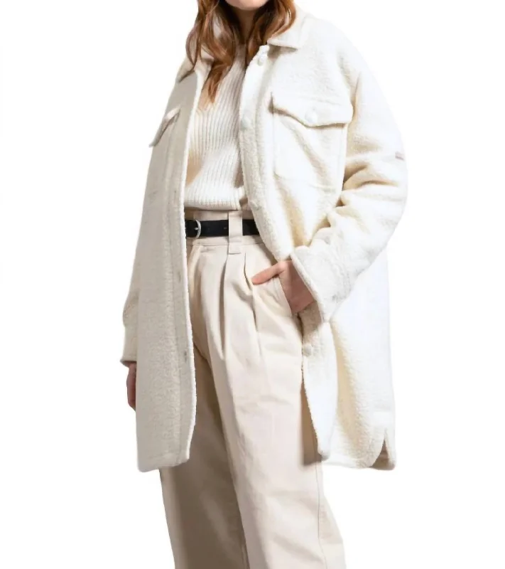 Chic Clothes For Women Loelia Coat In Winter White