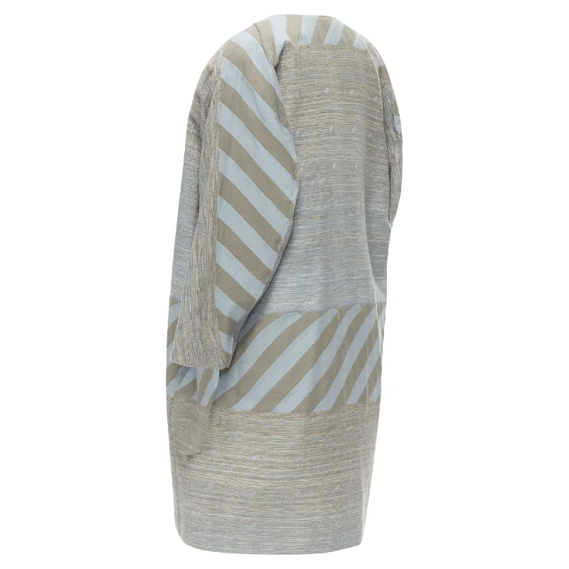 Huge Savings On Must-Have Clothing Issey Miyake geometric jacquard coat