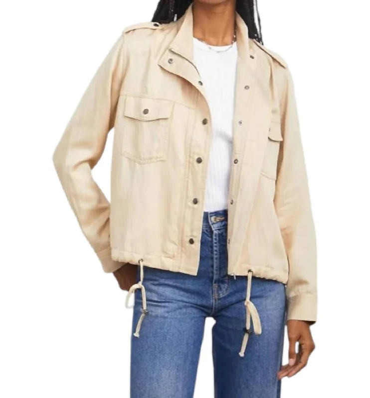 Timeless Women's Clothing Collins Jacket In Khaki