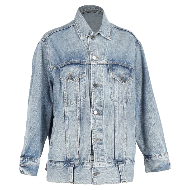 Women's Urban Clothing Khaite Grizzo Denim Jacket in Blue Cotton