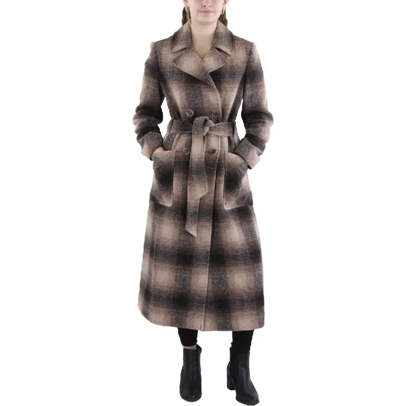 Women's Travel Apparel Womens Double Breasted Long Wool Coat