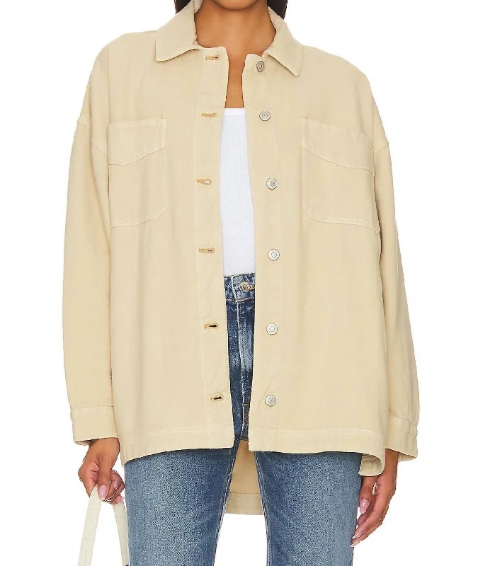 Affordable Luxury – Chic Clothing At Special Prices Madison City Twill Jacket In Warm Camel