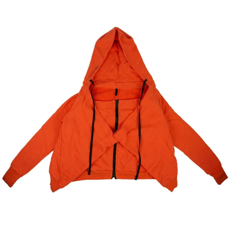 Chic And Affordable Fashion – Limited-Time Offers Orange Cotton 'Tie Front' Jacket