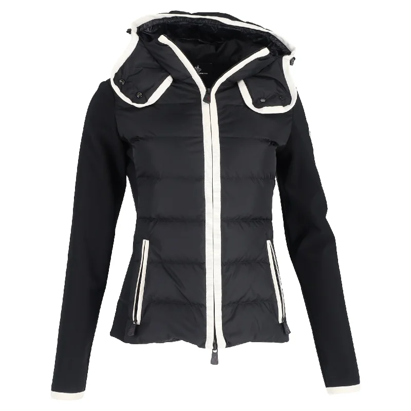 Women's Fashion Clothes Moncler Grenoble Padded Zip-Up Jacket in Black Polyester