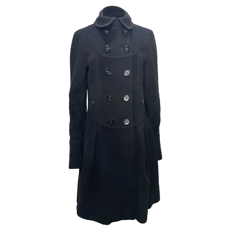 Fashion Clearance Sale – Grab The Best Deals Today Burberry Double-Breasted Coat in Black Cashmere