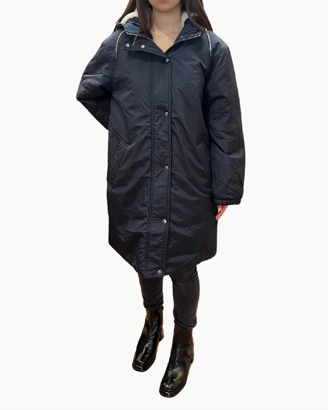 Women's Seasonal Clothing Venlo Woven Coat In Navy