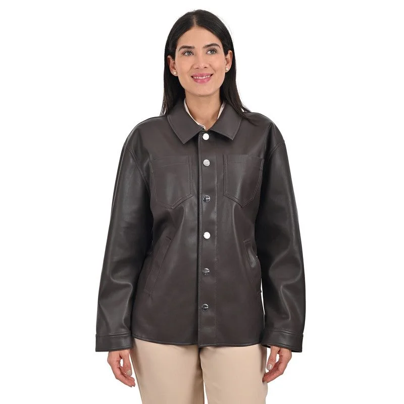 Comfortable Garments For Women Nine West Women's Shirt Jacket