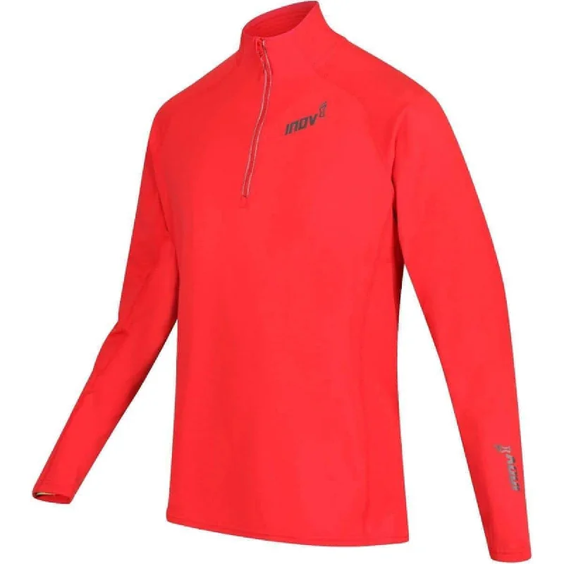 Women's High-Fashion Attire Inov8 Technical Half Zip Long Sleeve Mens Running Top - Red