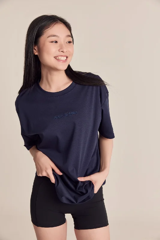 Women's Clothing For Everyday Wear Oversized Tee in Ocean