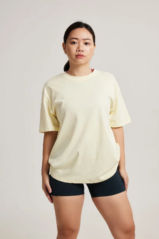 Women's Transitional Garments Oversized Tee in Sunshine