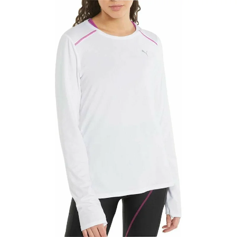 Comfortable Garments For Women Puma Cloudspun Marathon Long Sleeve Womens Running Top - White