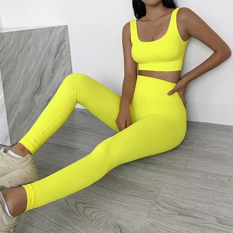 Yellow Yoga Set