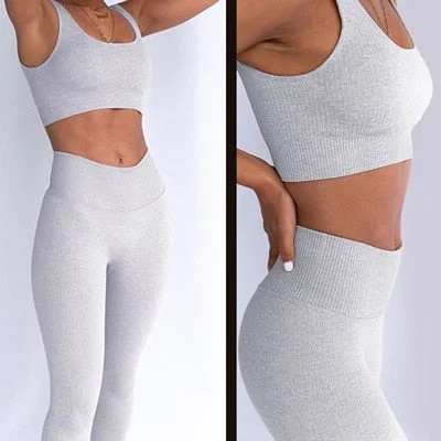 Light Gray Yoga Set