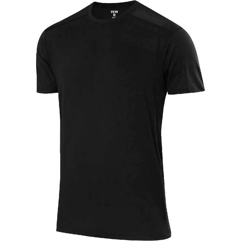 Women's Tailored Outfit TCA Radius Short Sleeve Mens Running Top - Black