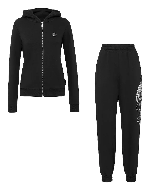 Women's Active Garments For Workouts Tracksuit Top/Trousers  Skull