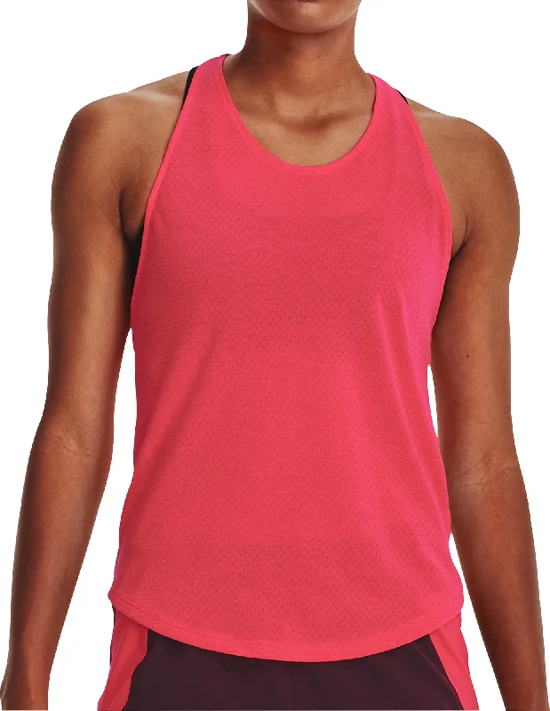 Charming Women's Garments Under Armour Streaker Womens Running Vest Tank Top - Pink