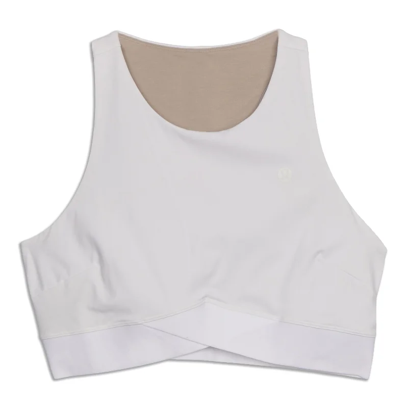 Vintage-Inspired Women's Clothes V-Waist Cropped Tennis Tank Top - Resale