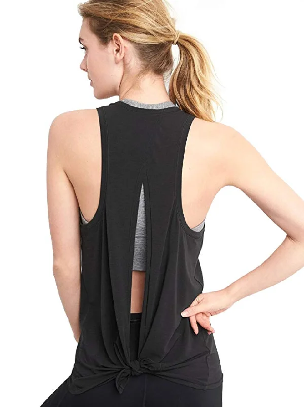 Women's Trendy Apparel Yoga Vest Sleeveless Backless