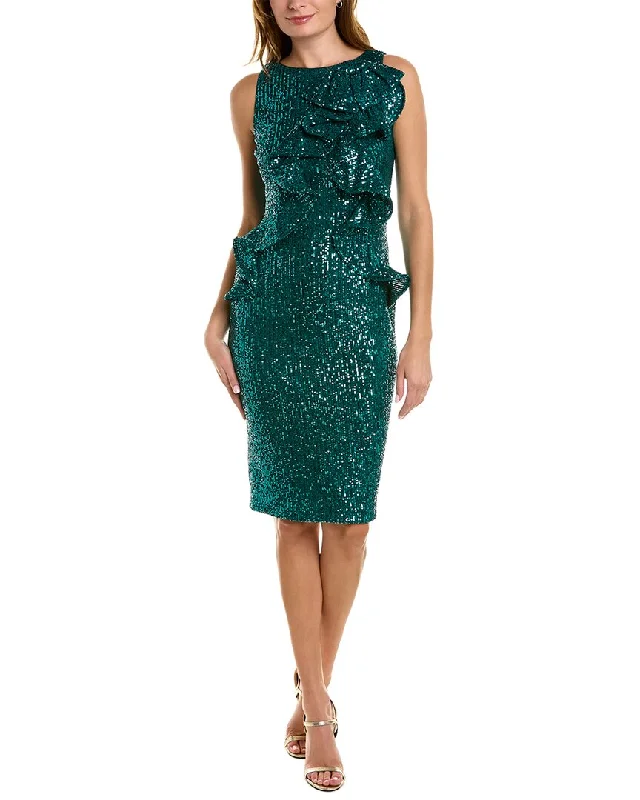 Women's Resort Apparel Badgley Mischka Sequin Cocktail Dress