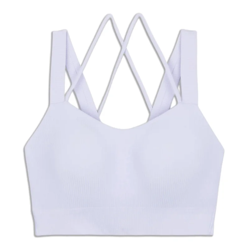 Women's Attire Like A Cloud Longline Ribbed Bra - Resale