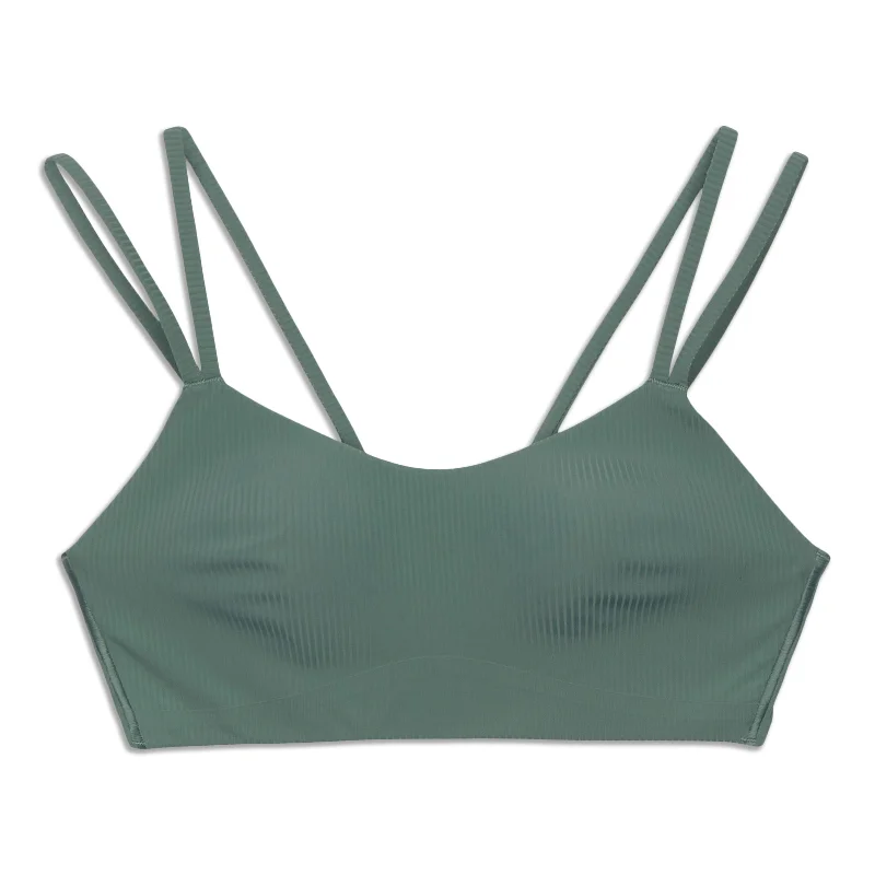 Women's Everyday Apparel Like A Cloud Ribbed Bra - Resale