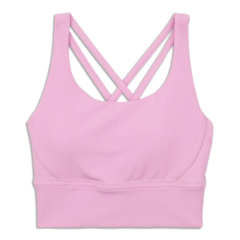 Plus-Size Women's Garments lululemon Energy Longline Ribbed Bra - Resale