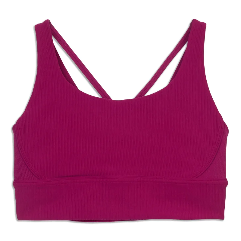 Women's Night-Out Clothes lululemon Energy Ribbed Longline Bra Medium Support, B–D Cups - Resale