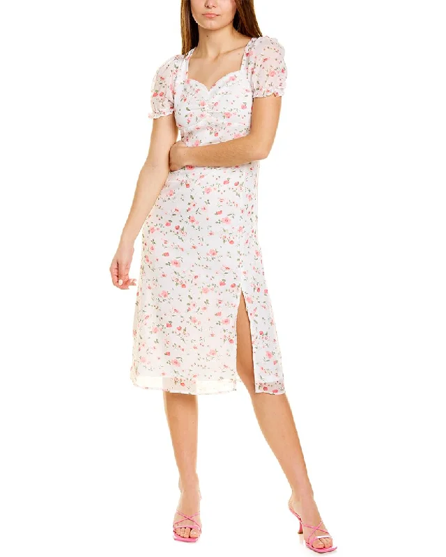 Women's Work Apparel Moonsea Sweetheart Midi Dress