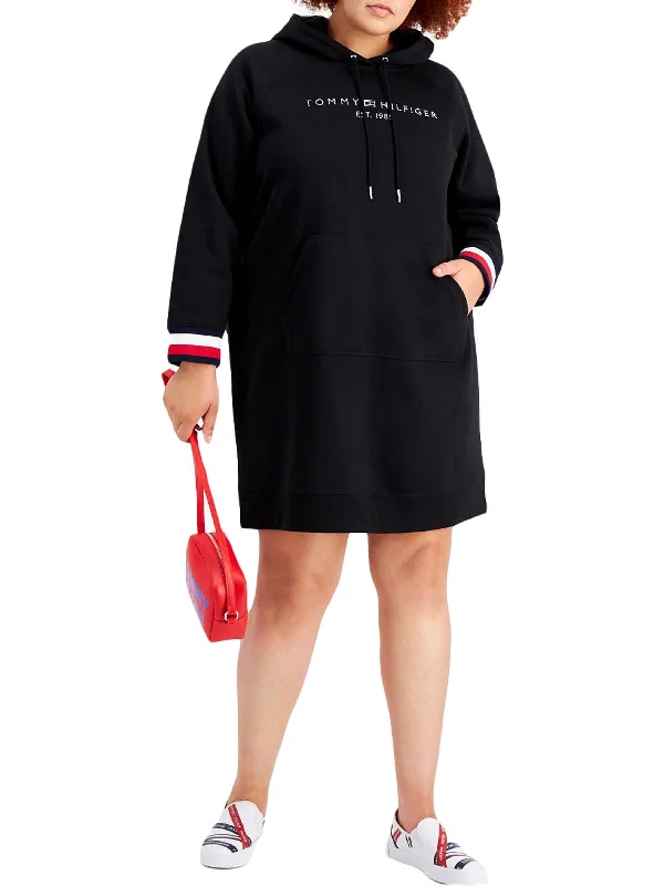 Sustainable Fashion Clothing For Women Plus Womens Hoodie Long Sleeves Sweatshirt Dress