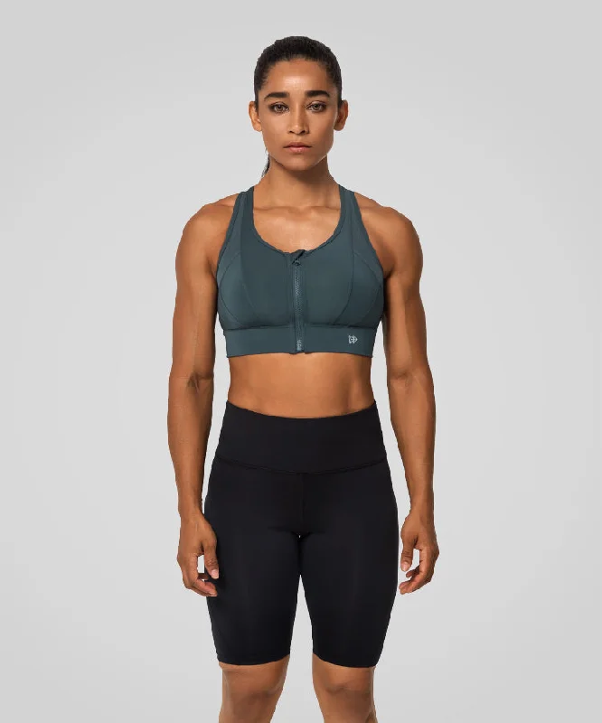 Comfortable Women's Clothes Power Cross Racerback Running Bra | Women's High Support Sports Bra