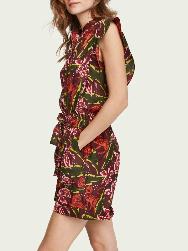 Women's Seasonal Clothes Scotch & Soda Floral Print Playsuit