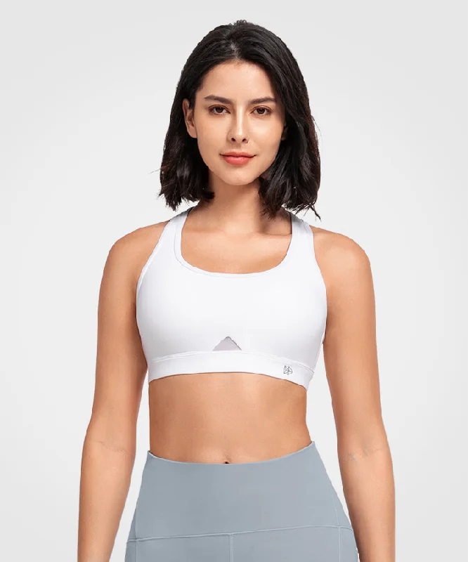 Women's Garments Shift Scoop Neckline Cut-Out Padded Yoga Bra | Women's Light Support Sports Bra