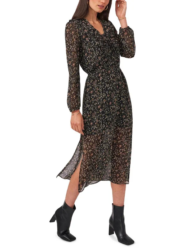 Women's Night-Out Clothes Womens Floral Long Maxi Dress