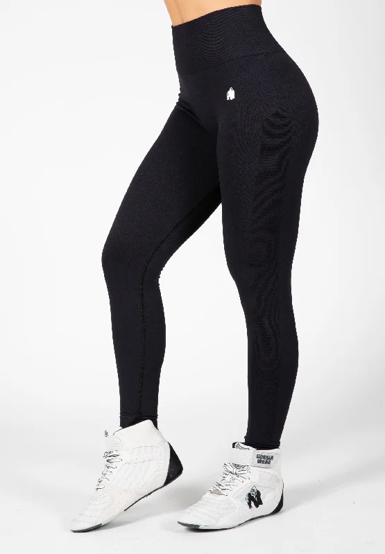 Women's Comfortable Lounge Outfit Hilton Seamless Leggings - Black