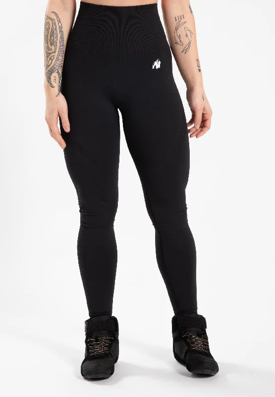 Stylish Women's Outfit Olivia Seamless Leggings - Black