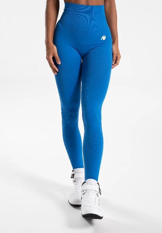 Trendy Athleisure Clothing For Women Olivia Seamless Leggings - Blue