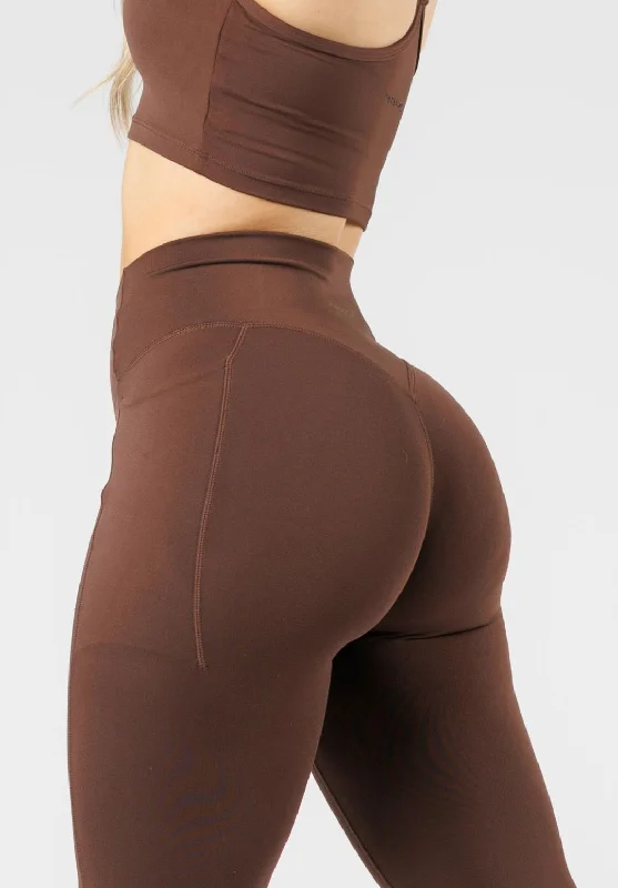 Women's Clothing And Garments Sets Reluna Original Sculptseam® Pocket Legging Walnut