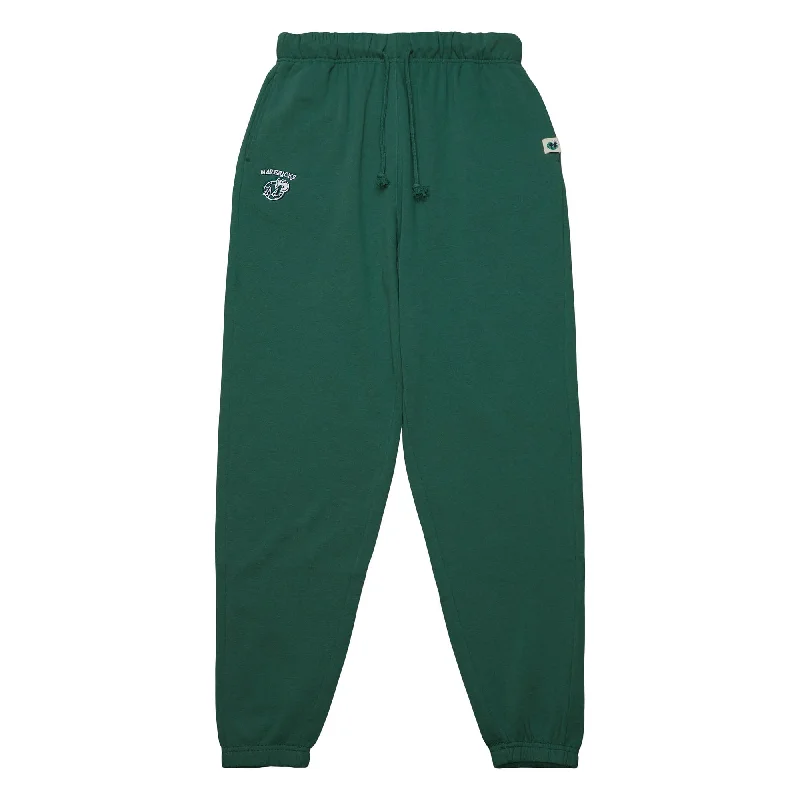 High-Fashion Women's Clothing DALLAS MAVERICKS MITCHELL & NESS WOMEN'S GREEN M-HAT SWEATPANTS